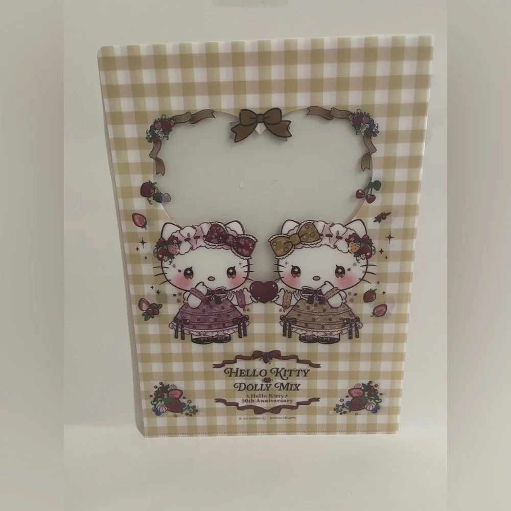 Hello Kitty and Mimi Dolly Mix 50th Anniversary Thin File Folder